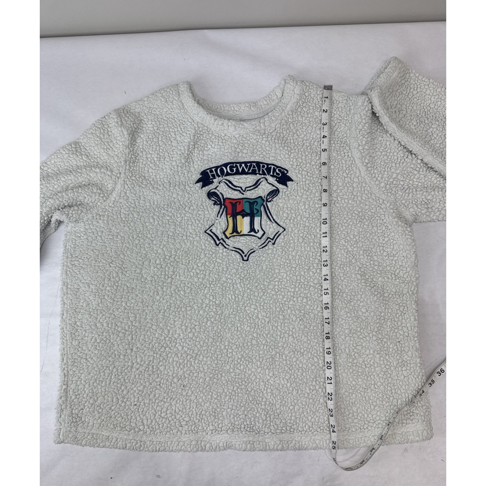 Hogwarts Harry Potter Sherpa Fleece Plush Cozy Sweatshirt Women's XL - Picture 4 of 7